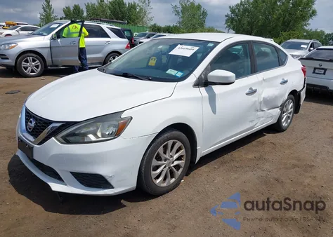 2018 Nissan Sentra Sv из США, поврежденный, VIN 3N1AB7AP8JL629886